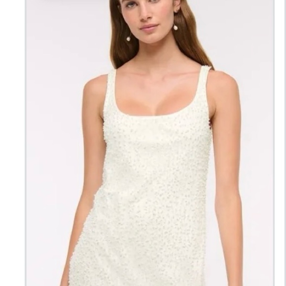 Abercrombie & Fitch White Mini Dress